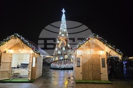 Плевен - коледна елха - площад