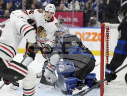 Blackhawks Maple Leafs Hockey