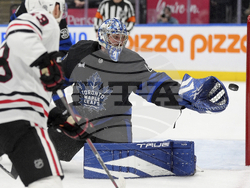 Blackhawks Maple Leafs Hockey