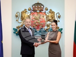 Румен Радев - спортисти - награждаване