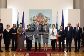 Румен Радев - спортисти - награждаване