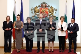 Румен Радев - спортисти - награждаване