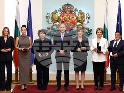 Румен Радев - спортисти - награждаване