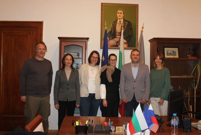 Община Плевен: Идеи за сътрудничество обсъди с кмета д-р Христов при посещението си в Плевен посланикът на Словения у нас Н. Пр. Наташа Бергел