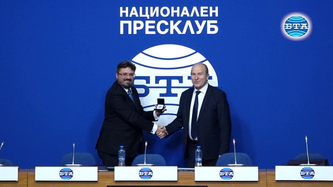 Генералният директор на БТА Кирил Вълчев бе отличен за принос в социалното приобщаване на хората с увреждания