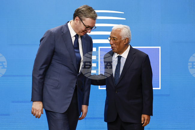 Сръбският президент посрещна председателя на Европейския съвет в Белград 