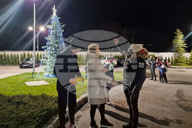 Разград - коледна елха - тържество