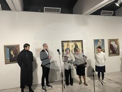 Откриване на изложбата „Енциклопедия на необозримото“ на Текла Алексиева в СГХГ. Снимка: Ваня Сухарова/БТА