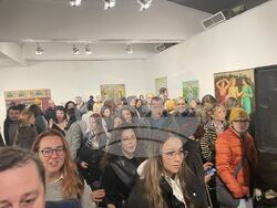 Откриване на изложбата „Енциклопедия на необозримото“ на Текла Алексиева в СГХГ. Снимка: Ваня Сухарова/БТА