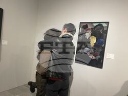 Откриване на изложбата „Енциклопедия на необозримото“ на Текла Алексиева в СГХГ. Снимка: Ваня Сухарова/БТА