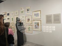 Откриване на изложбата „Енциклопедия на необозримото“ на Текла Алексиева в СГХГ. Снимка: Ваня Сухарова/БТА