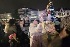 Враца - коледни светлини