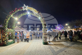 Враца - коледни светлини