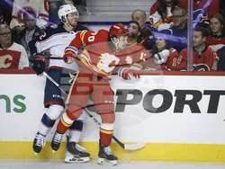 Blue Jackets Flames Hockey