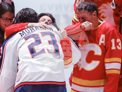 Blue Jackets Flames Hockey