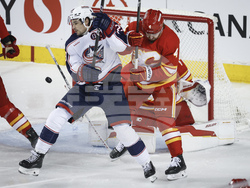 Blue Jackets Flames Hockey