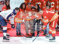 Blue Jackets Flames Hockey