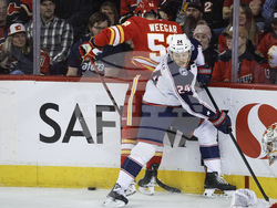 Blue Jackets Flames Hockey