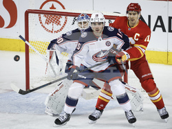 Blue Jackets Flames Hockey