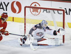 Blue Jackets Flames Hockey