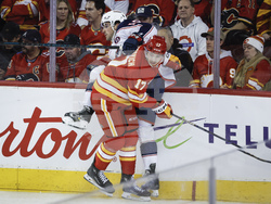 Blue Jackets Flames Hockey