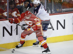 Blue Jackets Flames Hockey
