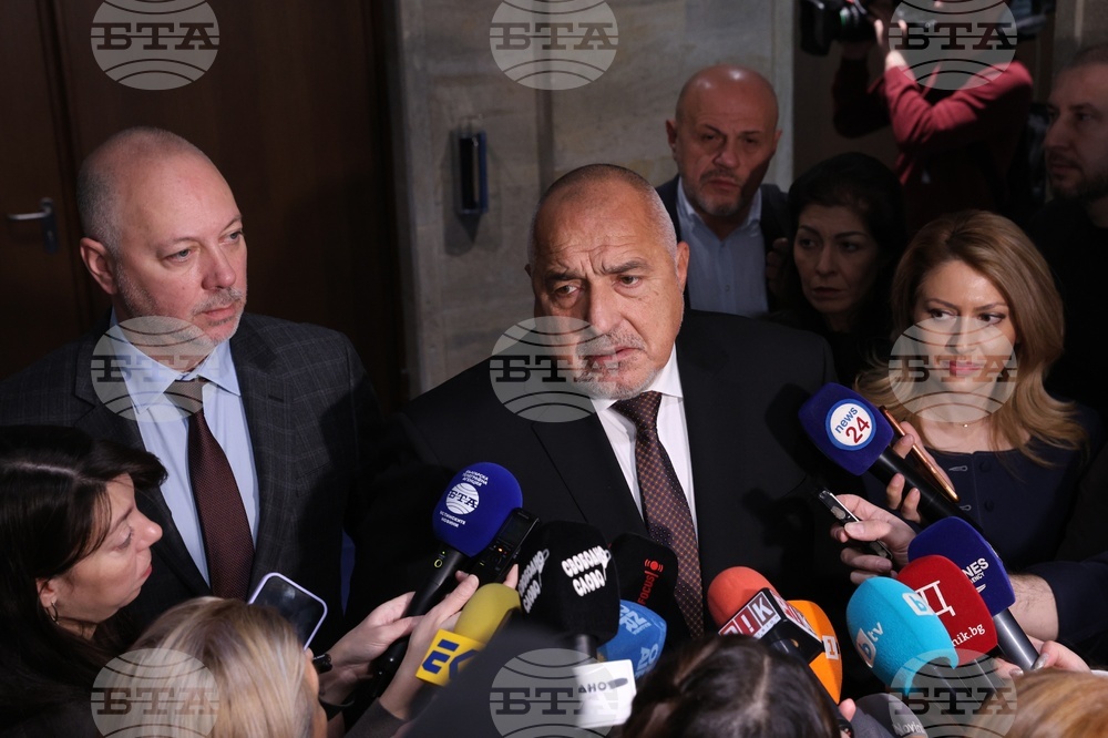 Народно събрание - кулоари - Бойко Борисов - брифинг