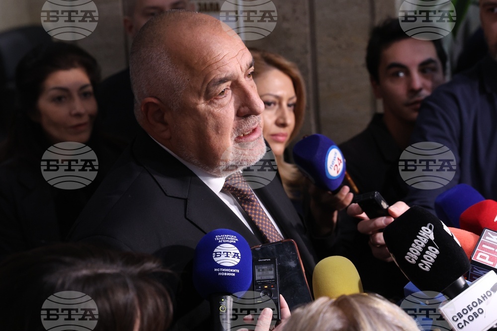 Народно събрание - кулоари - Бойко Борисов - брифинг