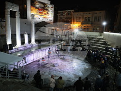 Пловдив - Археологически обект Одеона - откриване