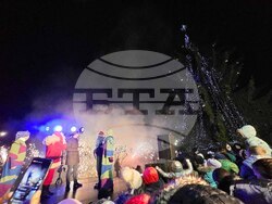 Добрич - коледна елха- светлини