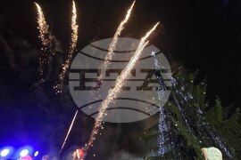 Добрич - коледна елха- светлини