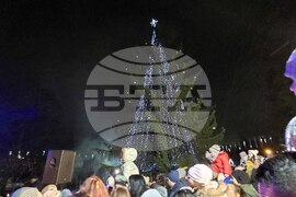 Добрич - коледна елха- светлини