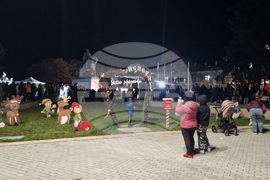 Исперих - коледна елха - светлини