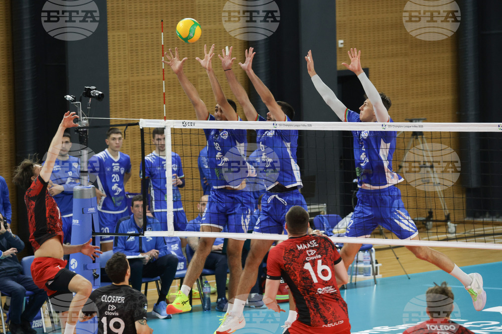 Волейбол - Шампионска лига - мъже -  Левски - Шомон