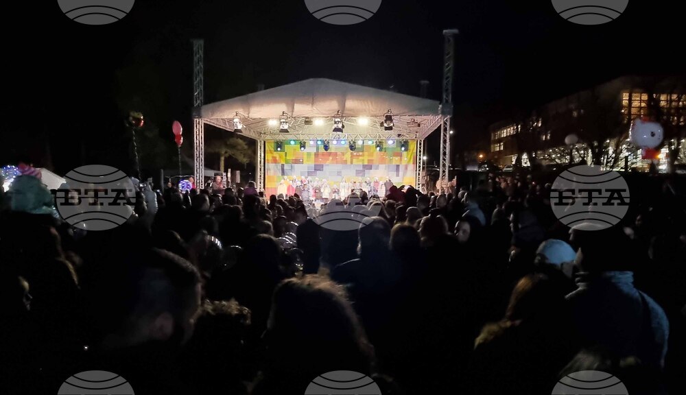 Шумен - коледни светлини