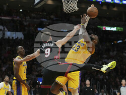 Lakers Heat Basketball