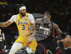 Lakers Heat Basketball