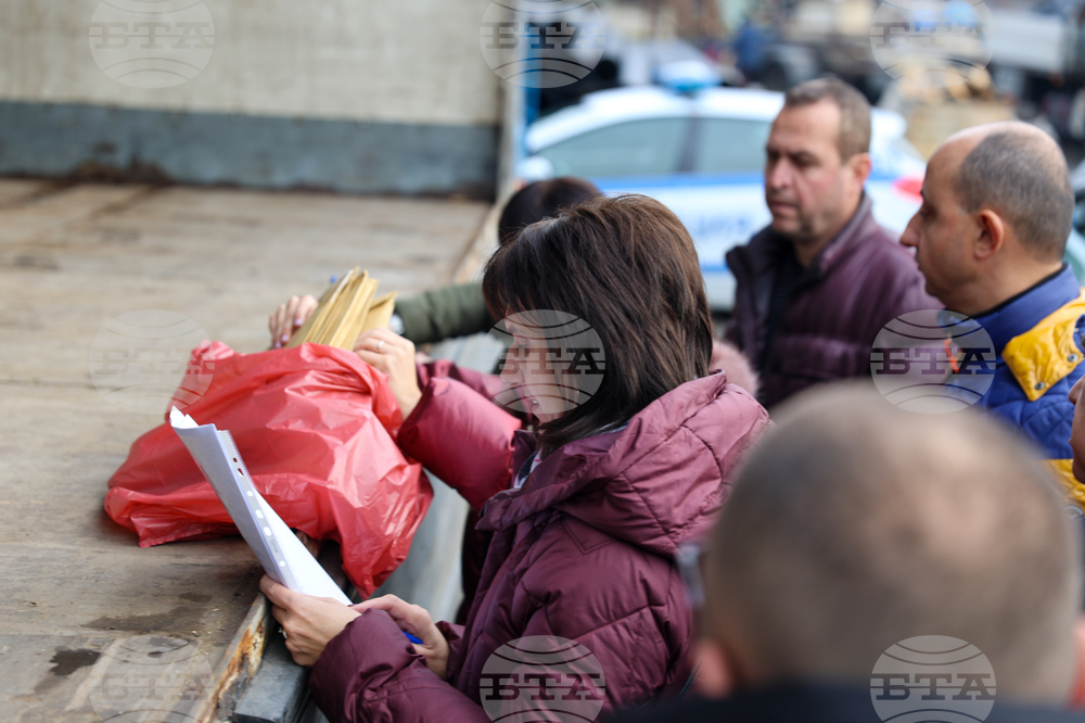 Благоевград - бюлетини - повторно преброяване - предаване
