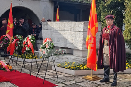 Република Северна Македония - Гоце Делчев - годишнина - паметник