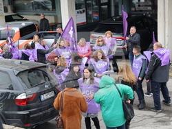 Благоевград - протест - КНСБ