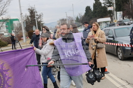 Благоевград - протест - КНСБ
