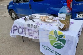 Работещи в структури към МОСВ - блокада - кръстовище