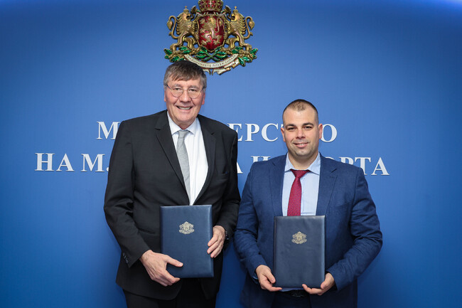 Министерството на младежта и спорта и Националния студентски дом подписаха Меморандум за сътрудничество