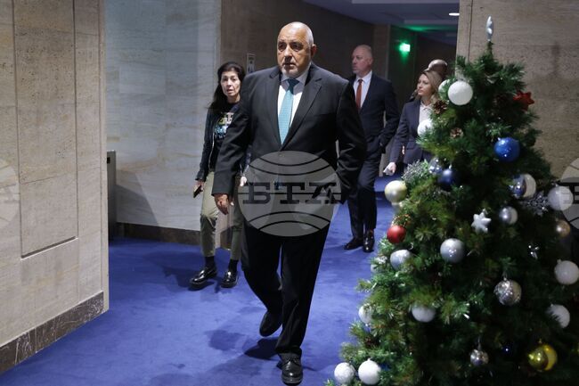 Народно събрание - Бойко Борисов - брифинг