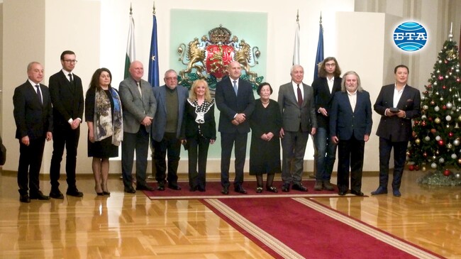 Дейци в областта на културата, образованието и науката бяха отличени с Почетния знак на президента от държавния глава Румен Радев