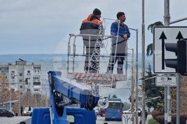 Бургас - коледна украса