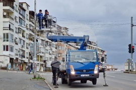 Бургас - коледна украса