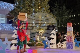 Свищов - коледна елха - запалване на светлините