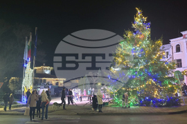 Крайморските общини в област Добрич запалиха коледните светлини