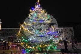 Крайморските общини в област Добрич запалиха коледните светлини